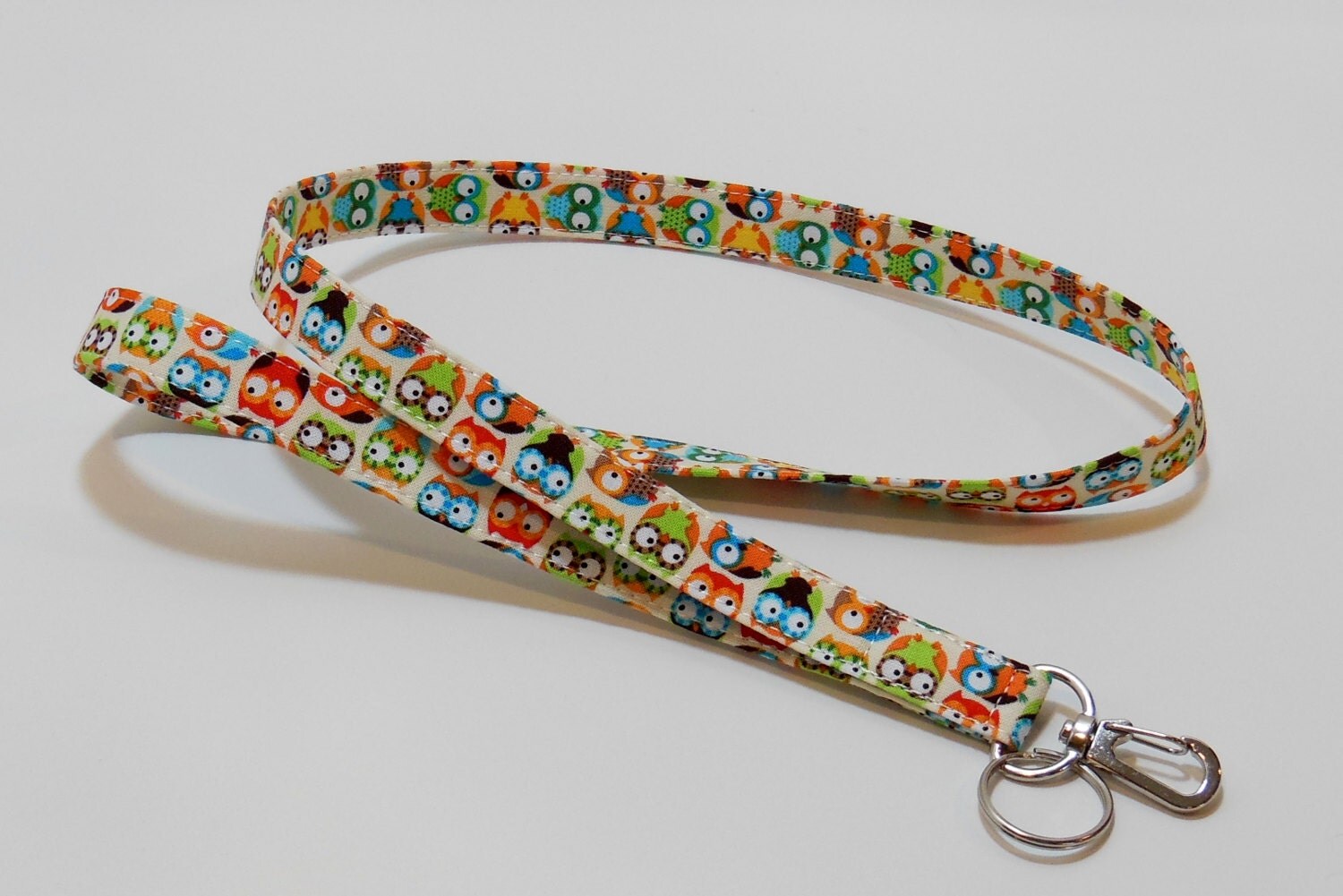 Teacher Lanyard Key Lanyard Fabric Lanyard Lanyard Cute Owls