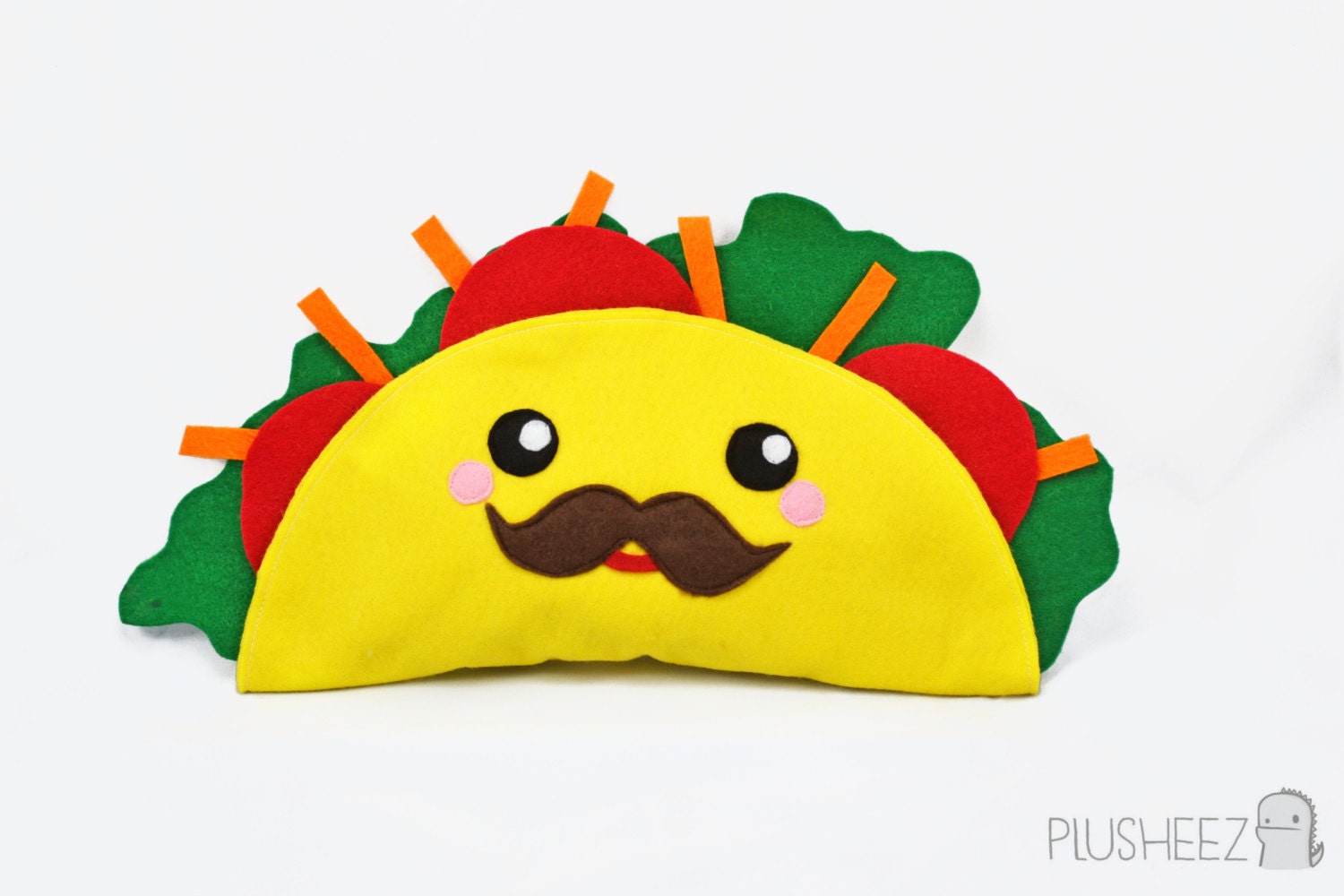 plush taco pillow