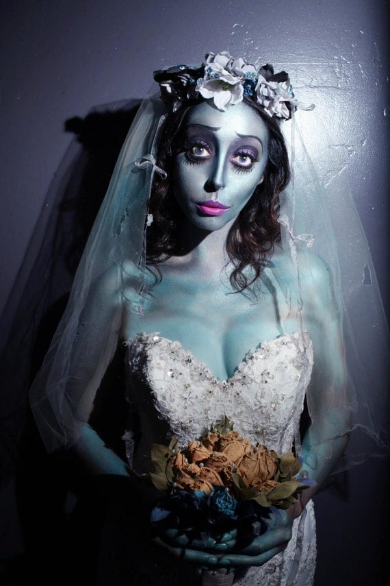 The Corpse Bride Flower Crown Halloween Tim Burton Cosplay