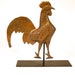 French Country Copper Rooster Weathervane Sculpture