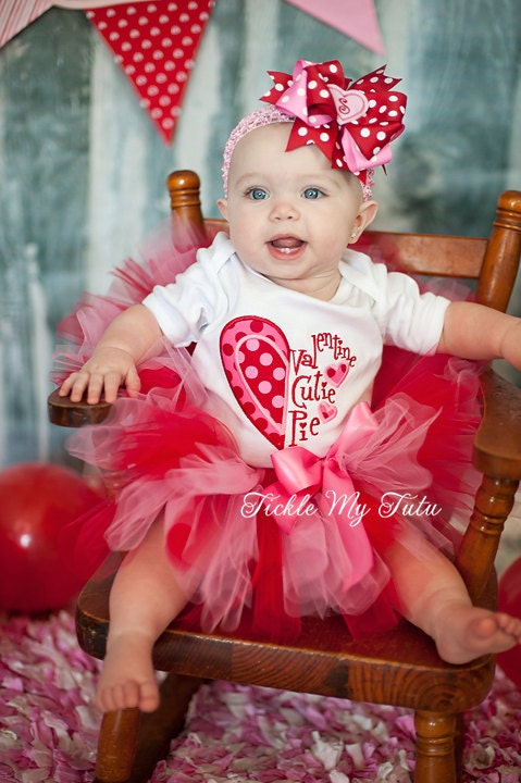 Valentine Cutie Pie Tutu Outfit-My First Valentine's Day