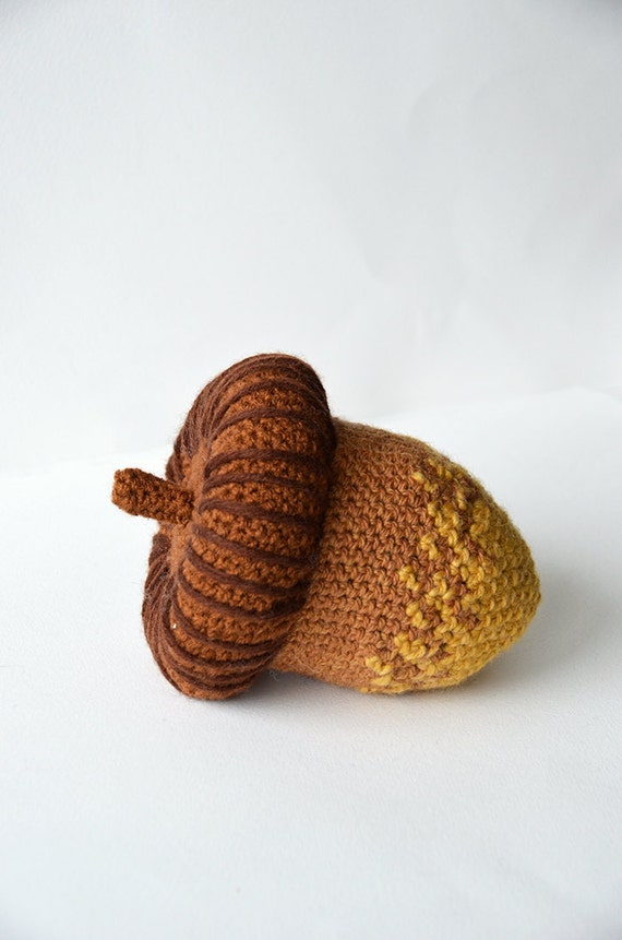 Acorn Crochet Pattern, Crochet Acorn Nut Pattern, Harvest Crochet Pattern, Autumn Crochet Pattern, Oak Nut Crochet Pattern, Crochet Oak Nut