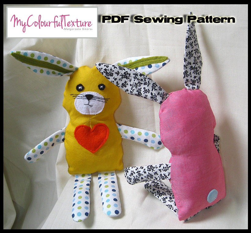 easter bunny sewing pattern