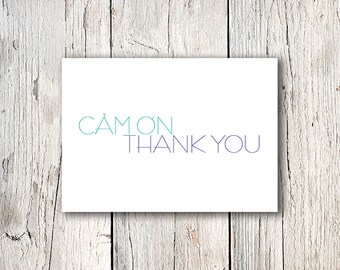 Unique 88 Vietnamese Thank You Card Wedding