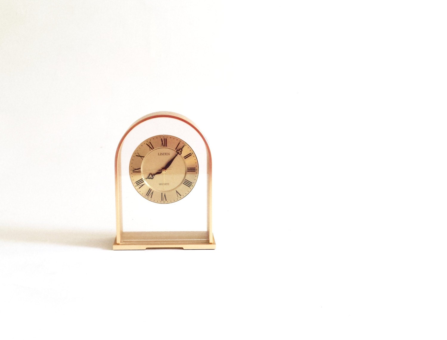 LINDEN Quartz Clock Mantel Clock Shelf Clock Desk by TimandKimShow