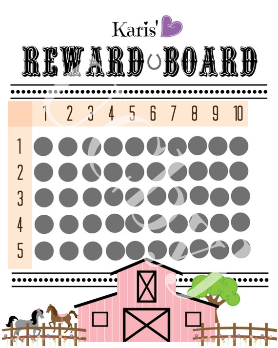 items-similar-to-horse-lover-reward-chart-on-etsy