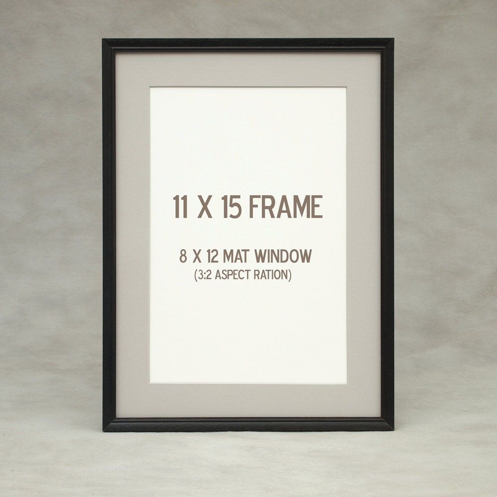 15 x 11 size frame Picture 11x14 Thin Frame Black 11x15 Peruvian exotic Walnut