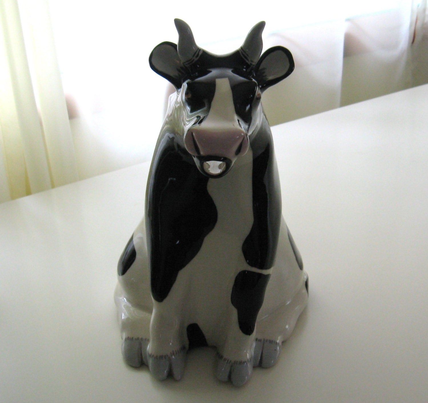 ANIMALS & Co Ceramic COW milk PITCHER oversize by nanberrysoda