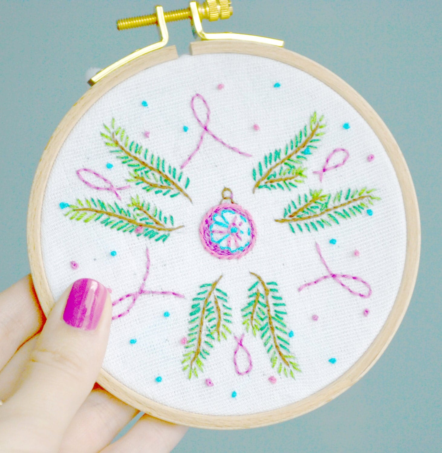 Hand embroidery Christmas embroidery designs pdf pattern