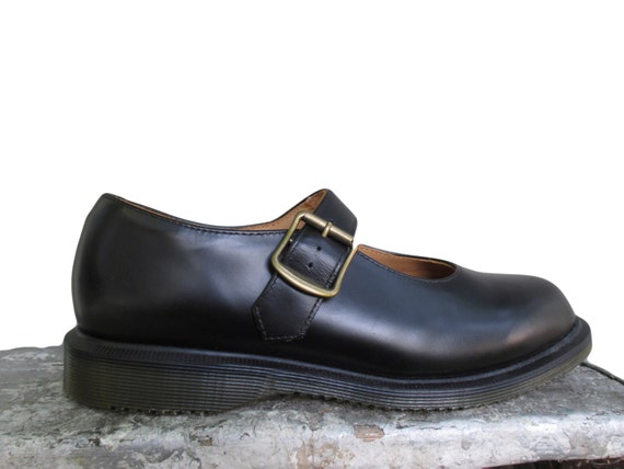 black doc marten mary janes
