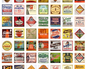 Popular items for vintage soda labels on Etsy