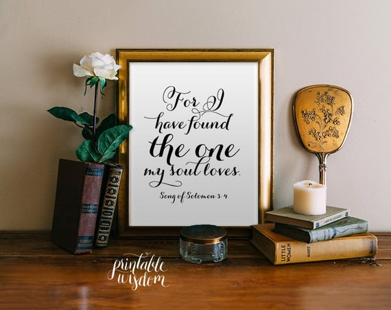 Bible verse art Print scripture wedding decor verses