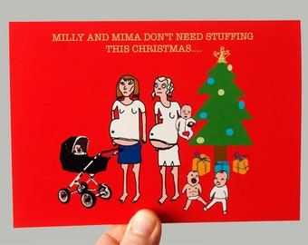 Funny Inappropriate Christmas Card - Funny Sarcastic Christmas Card ...