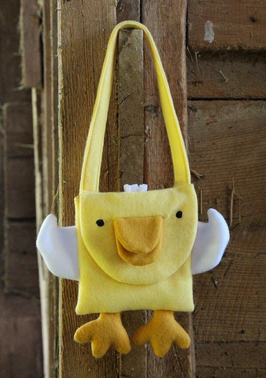 Yellow Duck Bag Yellow Duck Purse Yellow Bag Yellow Purse