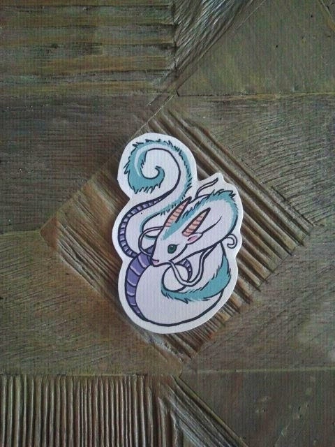 Haku Dragon Sticker Spirited Away Miyazaki / Studio by FandomFox