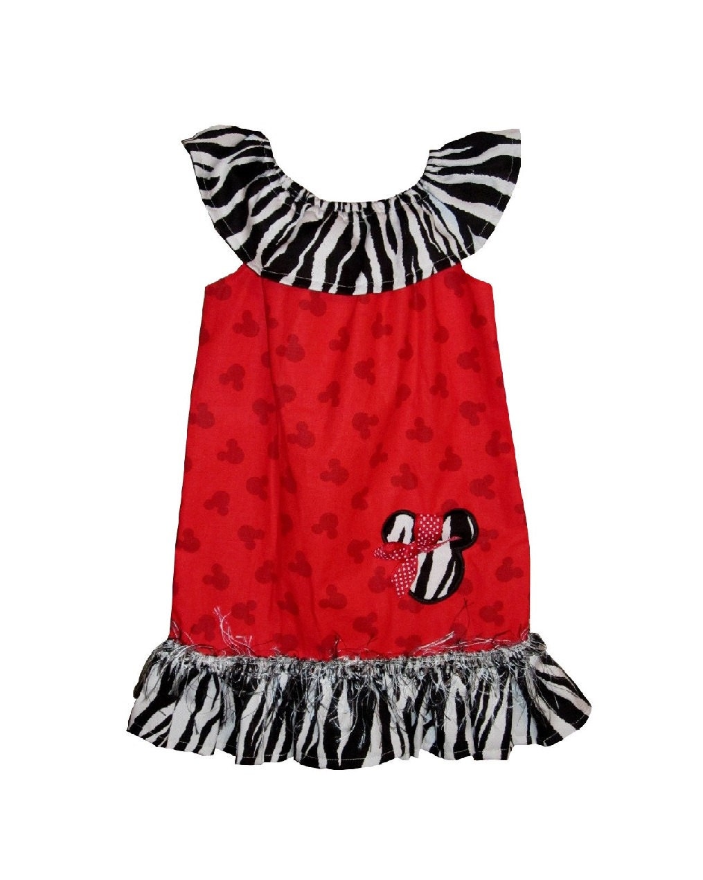 Minnie Mouse Animal Kingdom Disney Safari Zebra Dress or