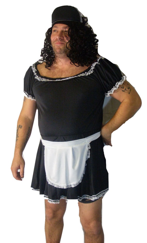 Mens Stag Outfit Cross Dresser French Male by fancydressandhats