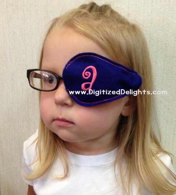 Eye Glasses Patch Embroidery Design In The Hoop Eyewear