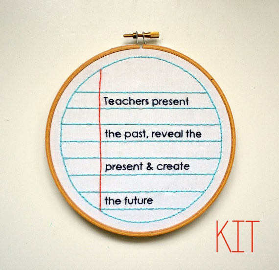 Embroidery Kit Teacher