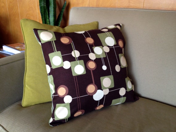 Mid-Century Modern Inspired Throw Pillow
