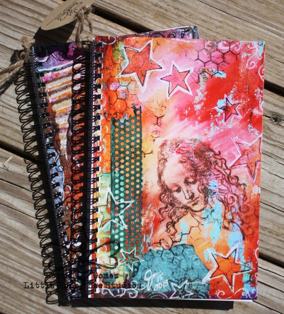 SALE: Spiral Notebook - Dancing Stars