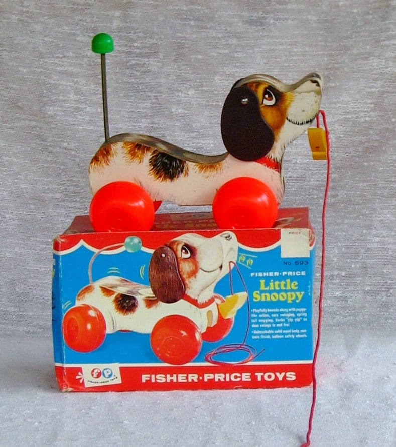 vintage little snoopy fisher price