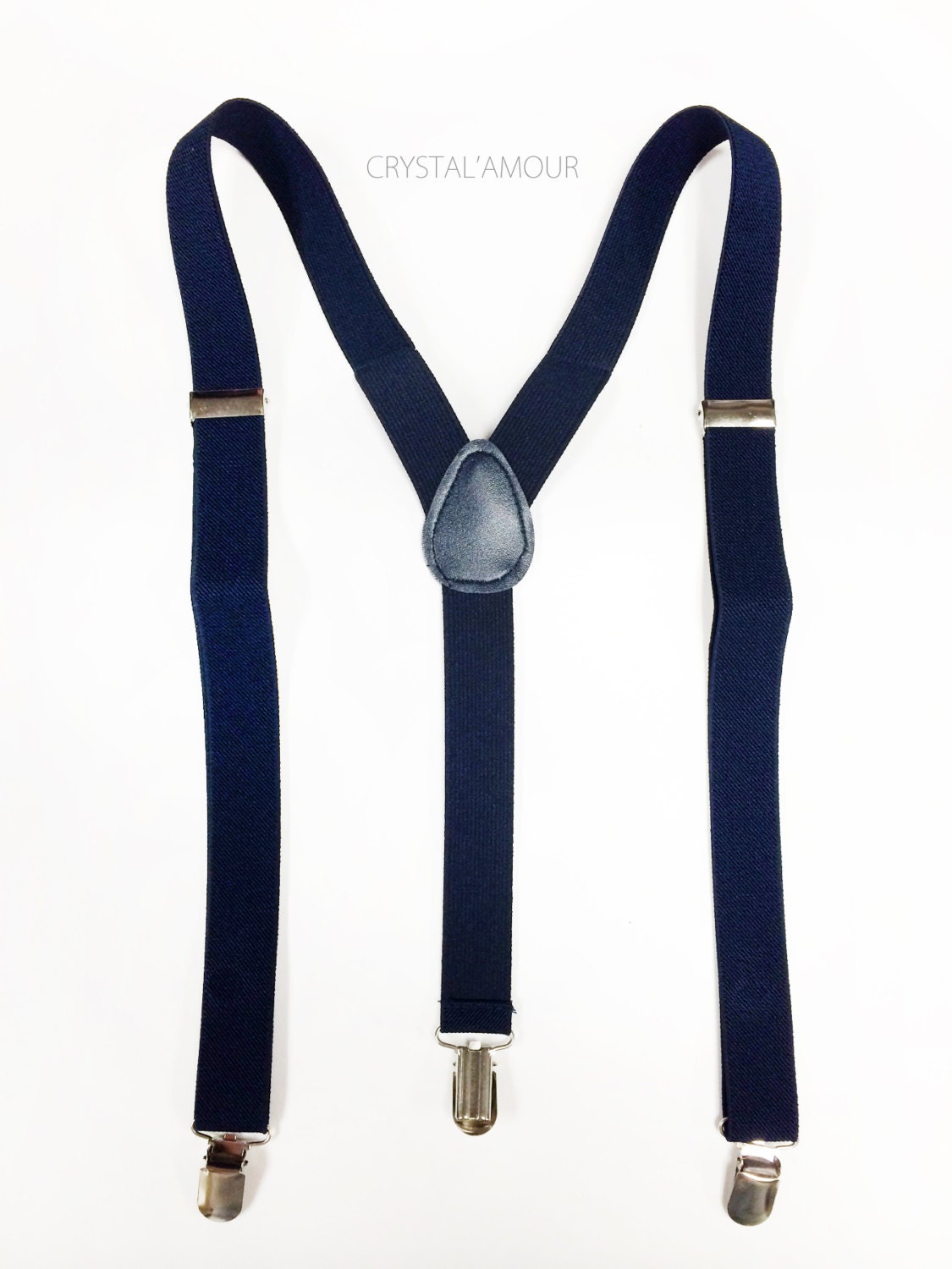 Men's Suspenders navy blue suspenders navy blue