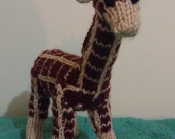 Toy Giraffe, soft toy, plush toy, stuffed toy, baby toy, knitted toys