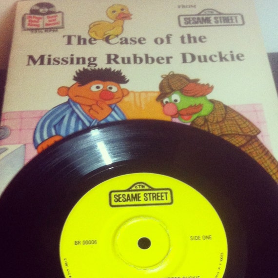 Seasame Street The Case of the Missing Rubber Duckie vinyl