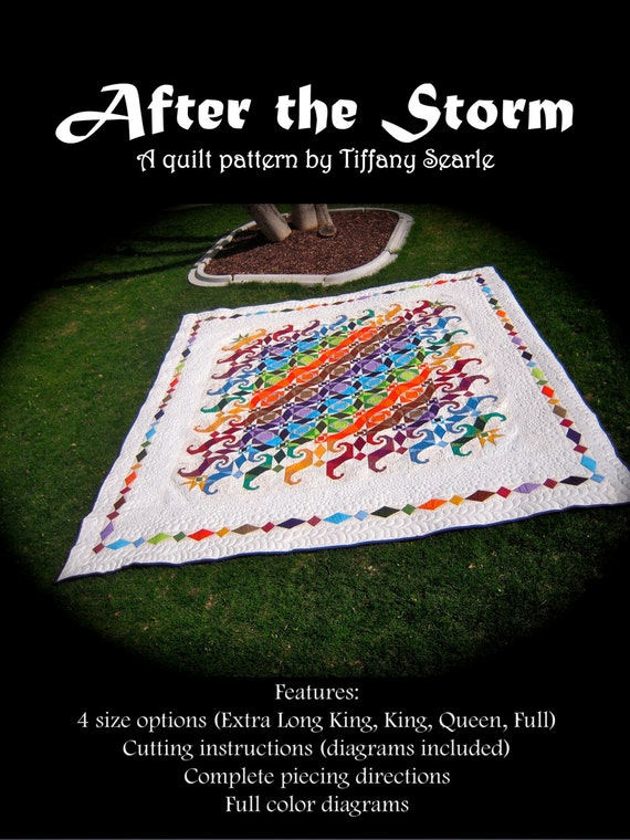 PDF Quilt Pattern After The Storm Combines The