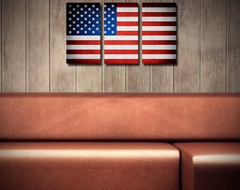 American Flag Triptych (w/ Free Shipping!)