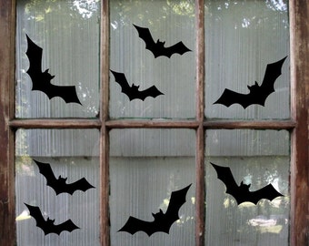 Bat Halloween Decal / Halloween Sticker / Halloween Window Decal / Bat Decal / Halloween Decoration