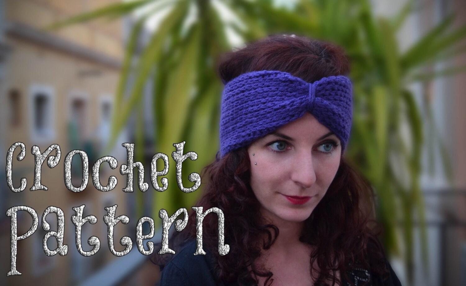 PATRÓN DE CROCHET / Diadema Turbante a Ganchillo / Tutorial / Banda para la cabeza / Cinta para Pelo / Cinta Tejida / Accesorios de Mujer