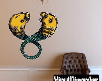 Occult Wall Decal - Wall Fabric - Vinyl Decal - Removable and Reusable - OccultUScolor012ET