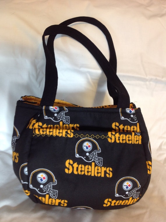 Pittsburgh Steelers Black and Gold Purse by SimplyHandMadeInUSA