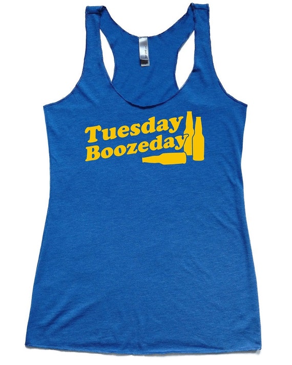 Tuesday Boozeday Tank Top Crossfit Clothing Beer Drinking Tank Top Beer