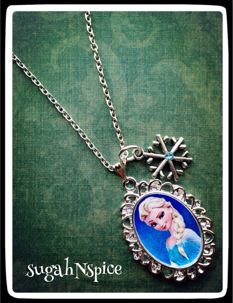 Disneys Frozen Elsa Jewelry Frozen Jewelry Frozen Necklace