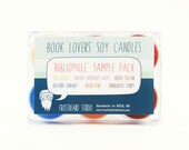 BIBLIOPHILE Tea Light Sample Pack -- Book Lovers' Scented Soy Candles