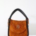 1960s mod suede bag, Ronay purse