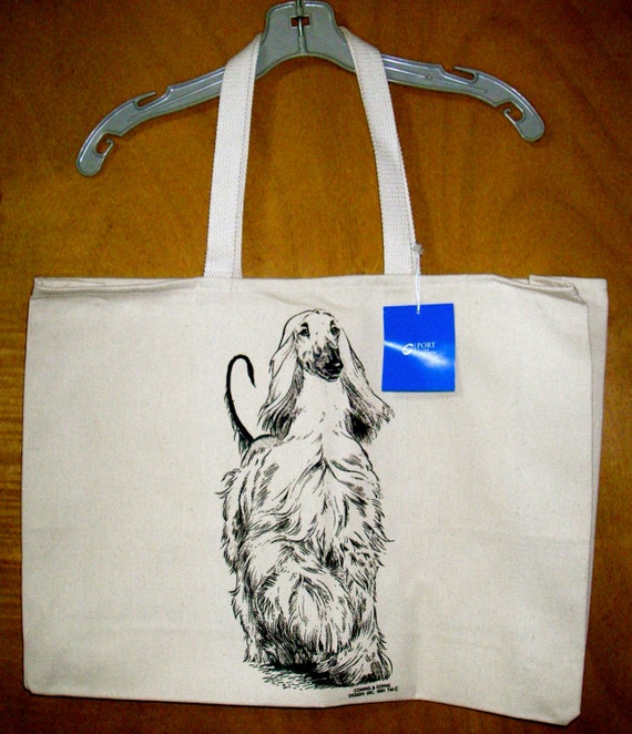 ... -- ComingGoing double design X-Large 100% Cotton Canvas Tote Bag