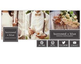 Facebook Cover Template for Photographers, Facebook Timeline Cover Photoshop Templates, Facebook Header Template - FB167