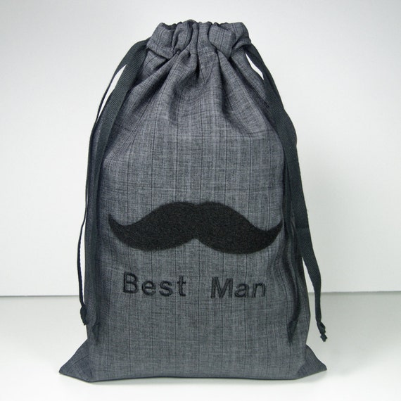 Best Man Gift Bag Personalized Groomsman Gift Bag 8x12