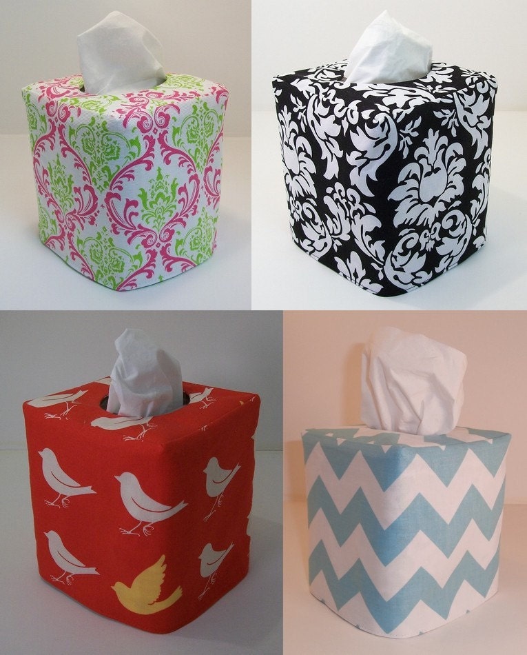 Design you own reversible tissue box cover by bitsnpiecescrafts