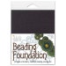 4 Pack Black White Beading Foundation for bead embroidery, cabochon beading, bead embellish, sewing, soutache and more