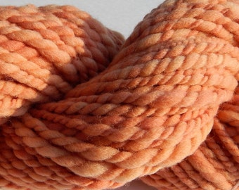 Orange Borange-Plant Dyed Handspun Yarn