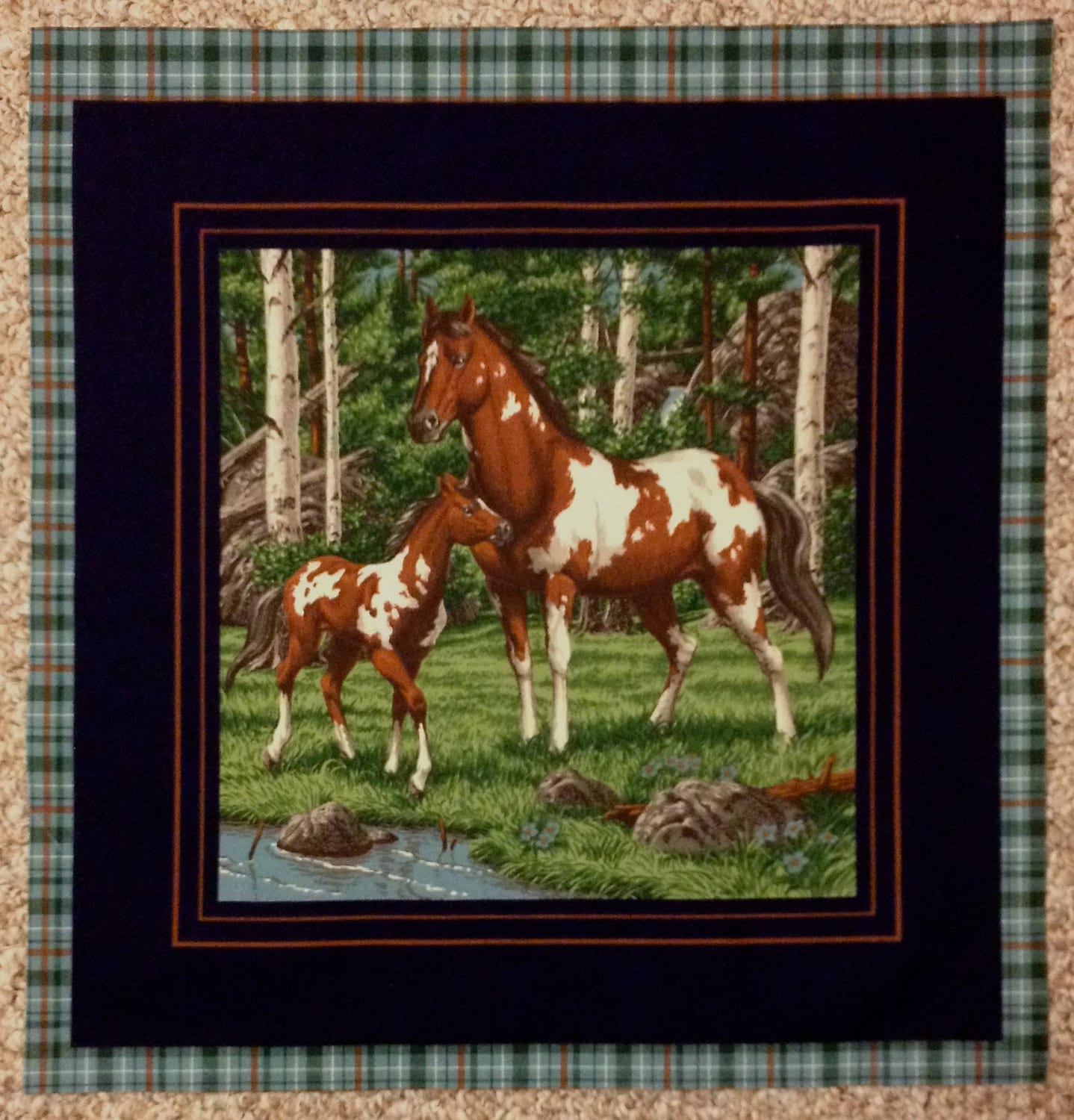 horse-fabric-panel-pinto-horses-pillow-quilt-block-wall