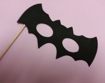 Foam Bat Glasses, Bat Costume Accessory, Glasses on a Stick, Photo Booth Prop, Halloween, Halloween Party, Halloween Party Favor, Bat