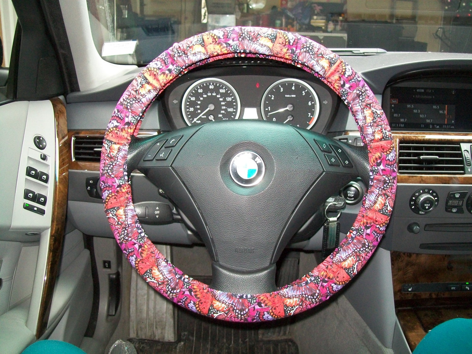 SALE Custom Butterfly Steering Wheel Cover