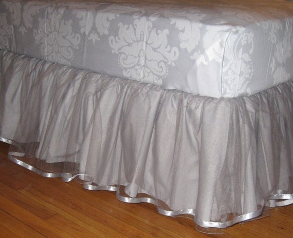 Daybed Tulle Bedskirt Select Your Size Multiple Colors