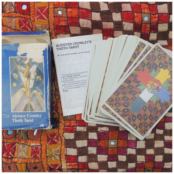 Tarot De Thoth - Aleister Crowley - Grand Format Vintage - TBE